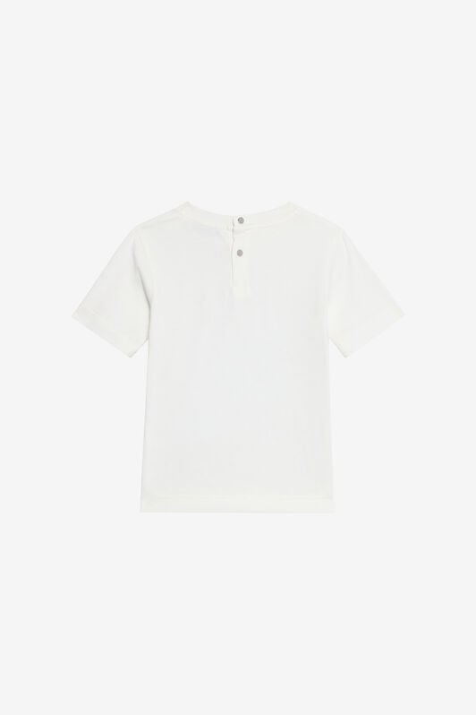 JU Cotton T-shirt with graphic design JU Cotton T-shirt with graphic design MILKY WHITE VJT609-JD001