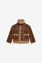 JU Jacke aus Faux-Shearling BROWN R/BM XJT42N-FT003