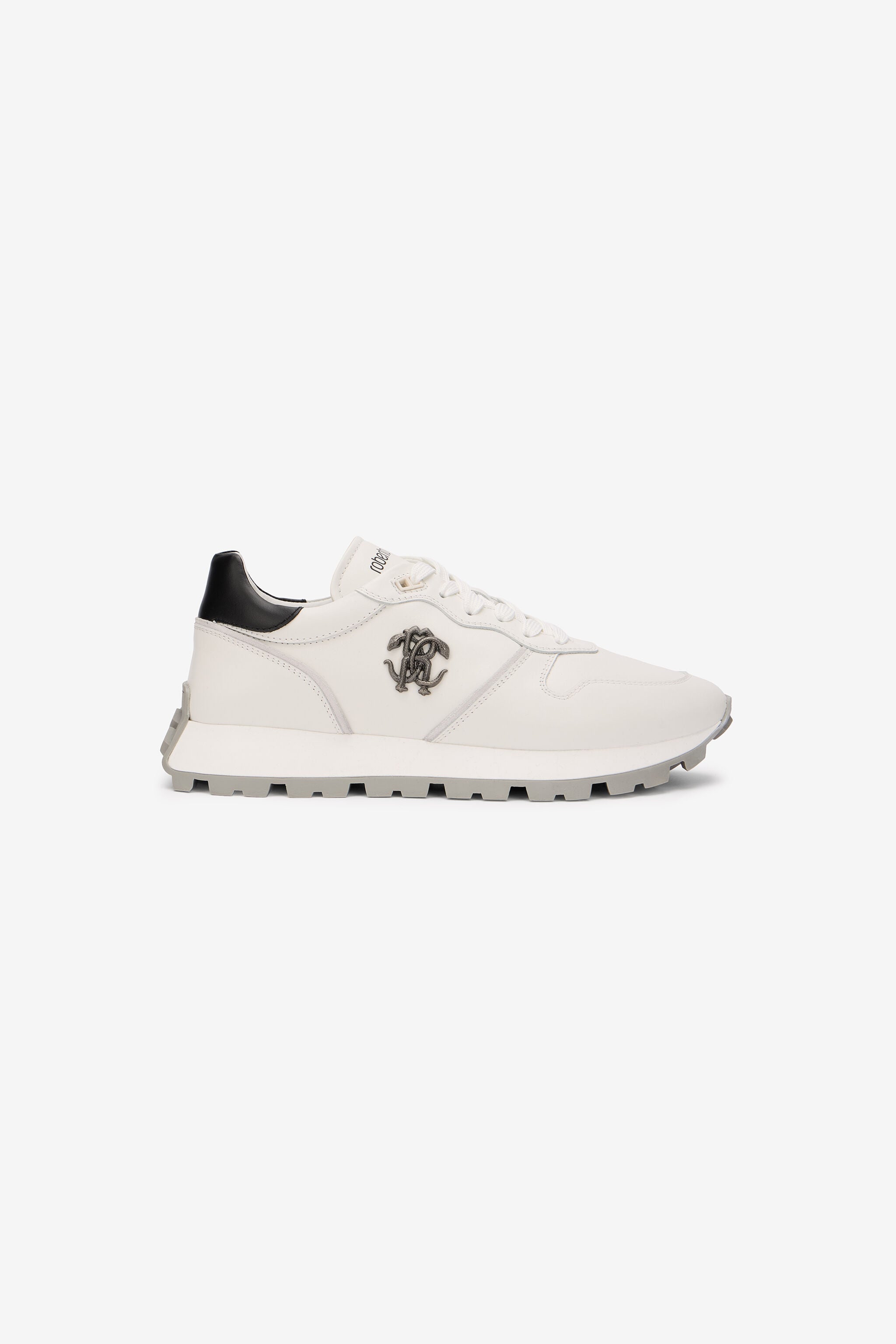 RC White Sneakers With RC Monogram WHITE SOS00J-PZA80