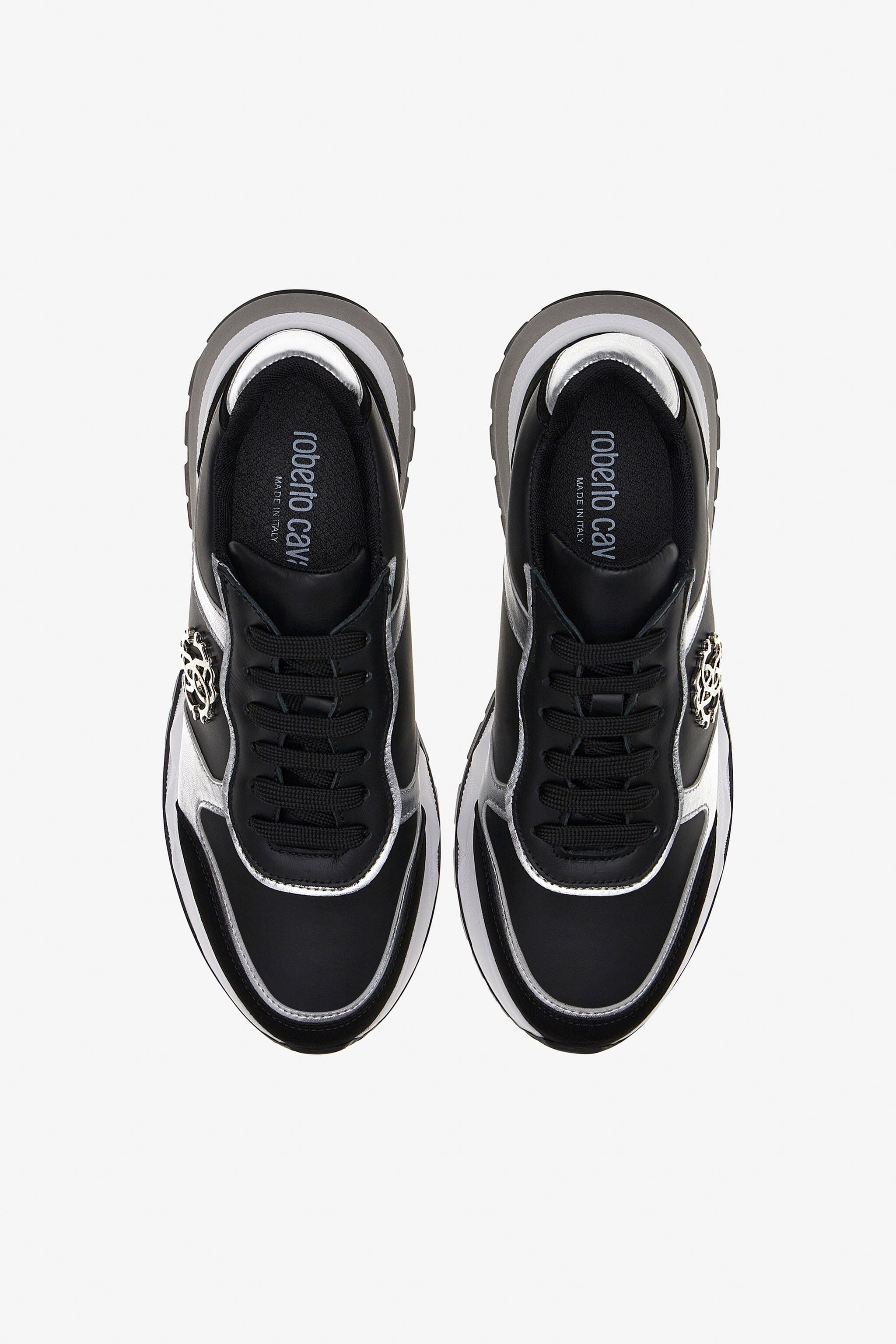 RC RC logo sneakers RC RC logo sneakers Black/Silver NOS00D-PNO01