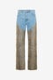 RC Jean Large En Denim Avec Imprimé Baby Jaguar DARK BLUE WQJ210-VT003