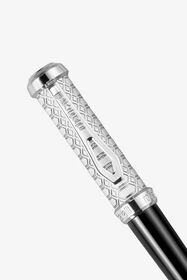 RC Penna a sfera nera e argento  QALG72-IG386