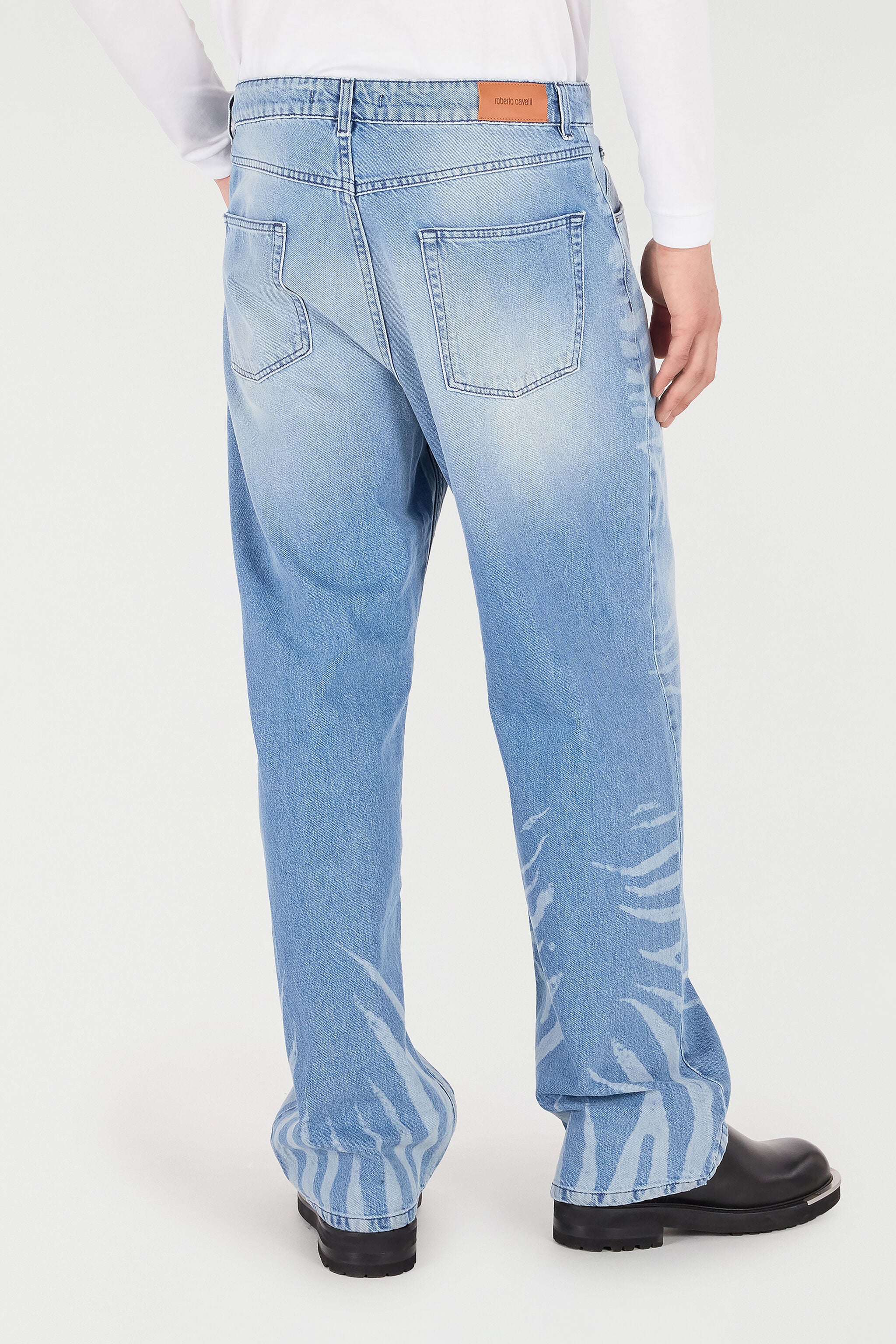 RC Zebra Design Jeans RC Zebra Design Jeans Light blue URJ211-VMN73