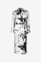 RC Trench doppiopetto stampa Marble RC Trench doppiopetto stampa Marble Nero/Bianco TWT503-KGN18