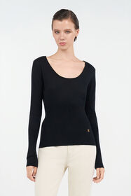 RC Long-sleeve sweater Black UWM608-WH003
