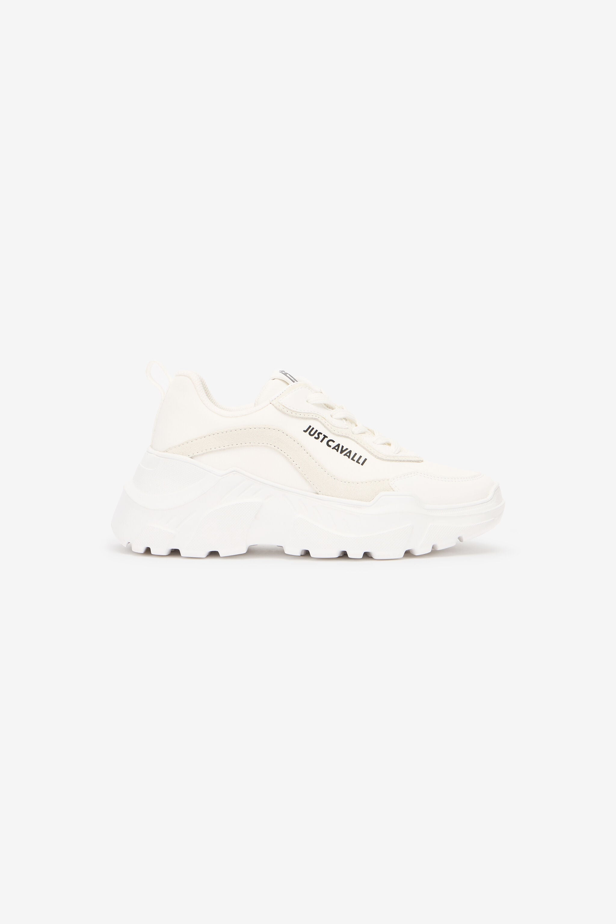 JC Sneakers Mit Profilsohle Und Logo JC Sneakers Mit Profilsohle Und Logo Weiß UFS037-UF359