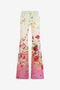 RC Pantalon flare imprimé Miami Flowers RC Pantalon flare imprimé Miami Flowers GREEN/FUCHSIA WQJ205-DAR32