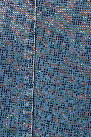 JC Giacca Cropped In Denim Con Strass Azzurro UFT195-UF261