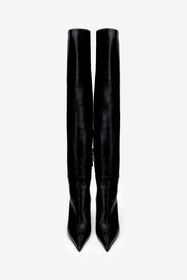RC Botas Mosqueteras De Piel Serpentine BLACK XQS002-PZ319