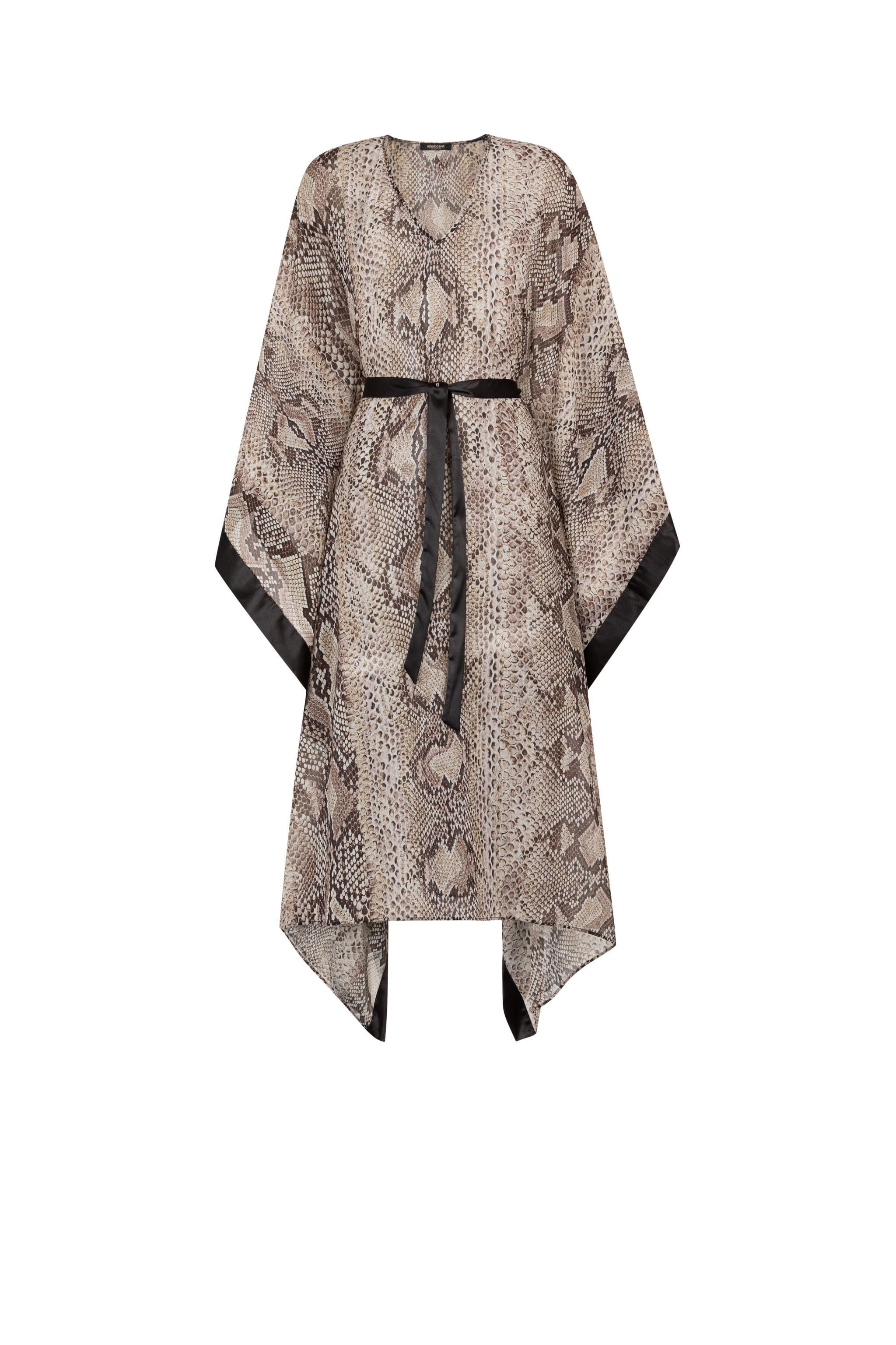 RC Snake-Print Kaftan Dress PHYTON KSW00A-7GI18