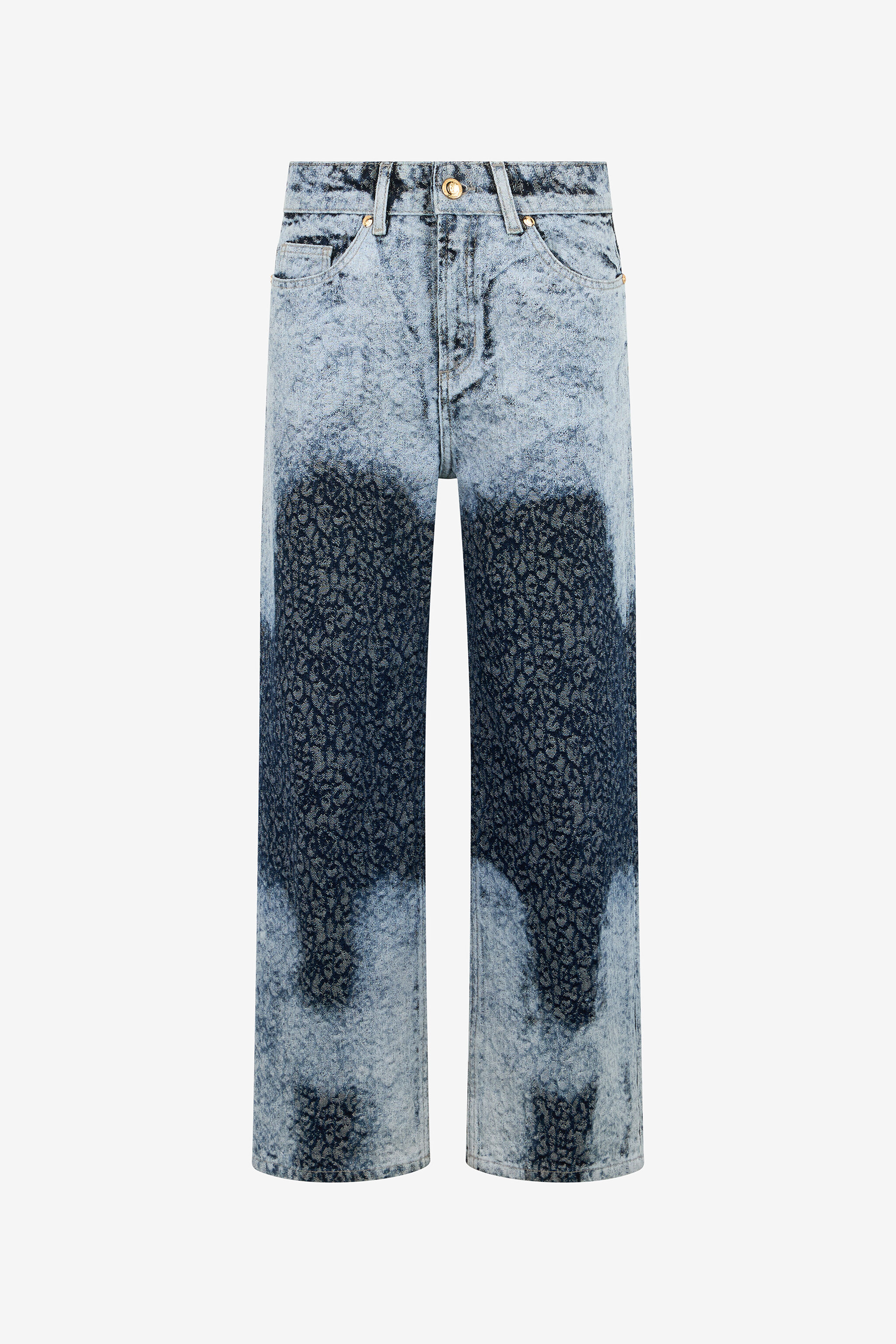JC Straight Wide Leg Trousers Blue Washed Denim JC Straight Wide Leg Trousers Blue Washed Denim INDIGO VFJ050-VF259