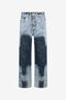 JC Straight Wide Leg Trousers Blue Washed Denim JC Straight Wide Leg Trousers Blue Washed Denim INDIGO VFJ050-VF259