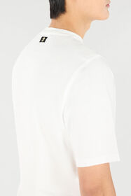 RC T-Shirt mit Logo und Mininieten Weiß URT61I-JD060