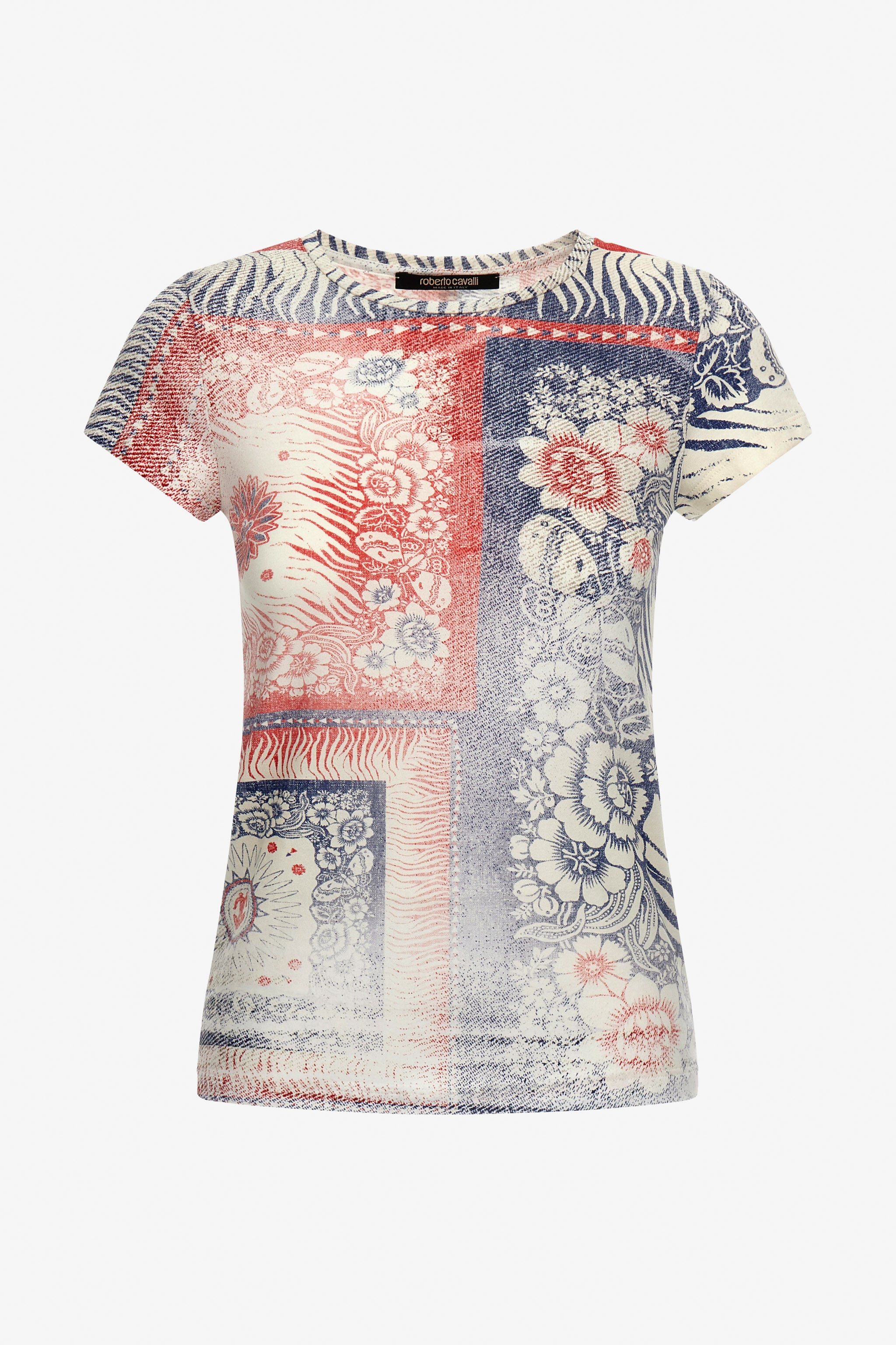 RC T-Shirt Stampa Bandana Blu TKT60C-3DN11