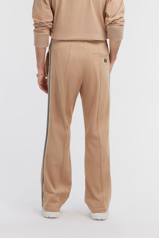 RC Pantalon Évasé Beige à Bandes Latérales Marron clair SRT25F-TO004
