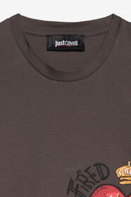 JC Heart Graphic T-Shirt GREY XFT66Z-CF065