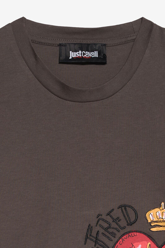 JC Heart Graphic T-Shirt JC Heart Graphic T-Shirt GREY XFT66Z-CF065