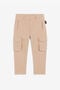 JU Animalier Patchwork-Tab Cargo Trousers JU Animalier Patchwork-Tab Cargo Trousers Light brown RJT20O-CE035