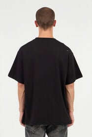 JC Black T-Shirt With Embroidered Logo BLACK UFM003-UF098