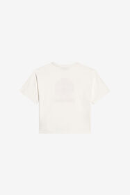 JU Cotton T-shirt with Logo IVORY XJT60T-JD018