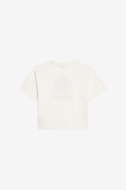 JU Cotton T-shirt with Logo IVORY XJT60T-JD018