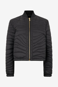 JC Zip Jacket With Quilted Zebra BLACK VFT313-VF463
