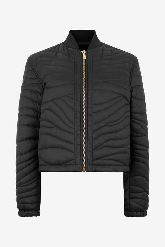 JC Zip Jacket With Quilted Zebra JC Zip Jacket With Quilted Zebra BLACK VFT313-VF463