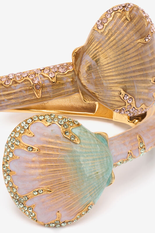 RC Pulsera Rígida Con Conchas RC Pulsera Rígida Con Conchas Oro UWG019-AM072