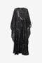 RC Kaftano See-Through en soie Ornamental Black BLACK WKW011-SLR36