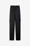 RC Pantalon Cargo en Soie avec Monogram RC RC Pantalon Cargo en Soie avec Monogram RC Noir VKT202-RK010