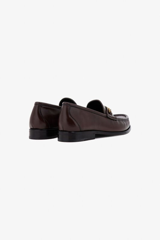 RC Chain-Embellished Loafers RC Chain-Embellished Loafers Dark brown TRS027-PZ078