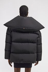 RC Doudoune Noire à Col Haut Noir TKT800-SB001