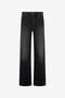 JC Jean Noir Délavé Coupe Droite BLACK BLACK UFJ003-UF023