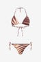 JC Natural Barb Print Bikini JC Natural Barb Print Bikini 751 BEIGE + 709 MARR WFM032-WF751