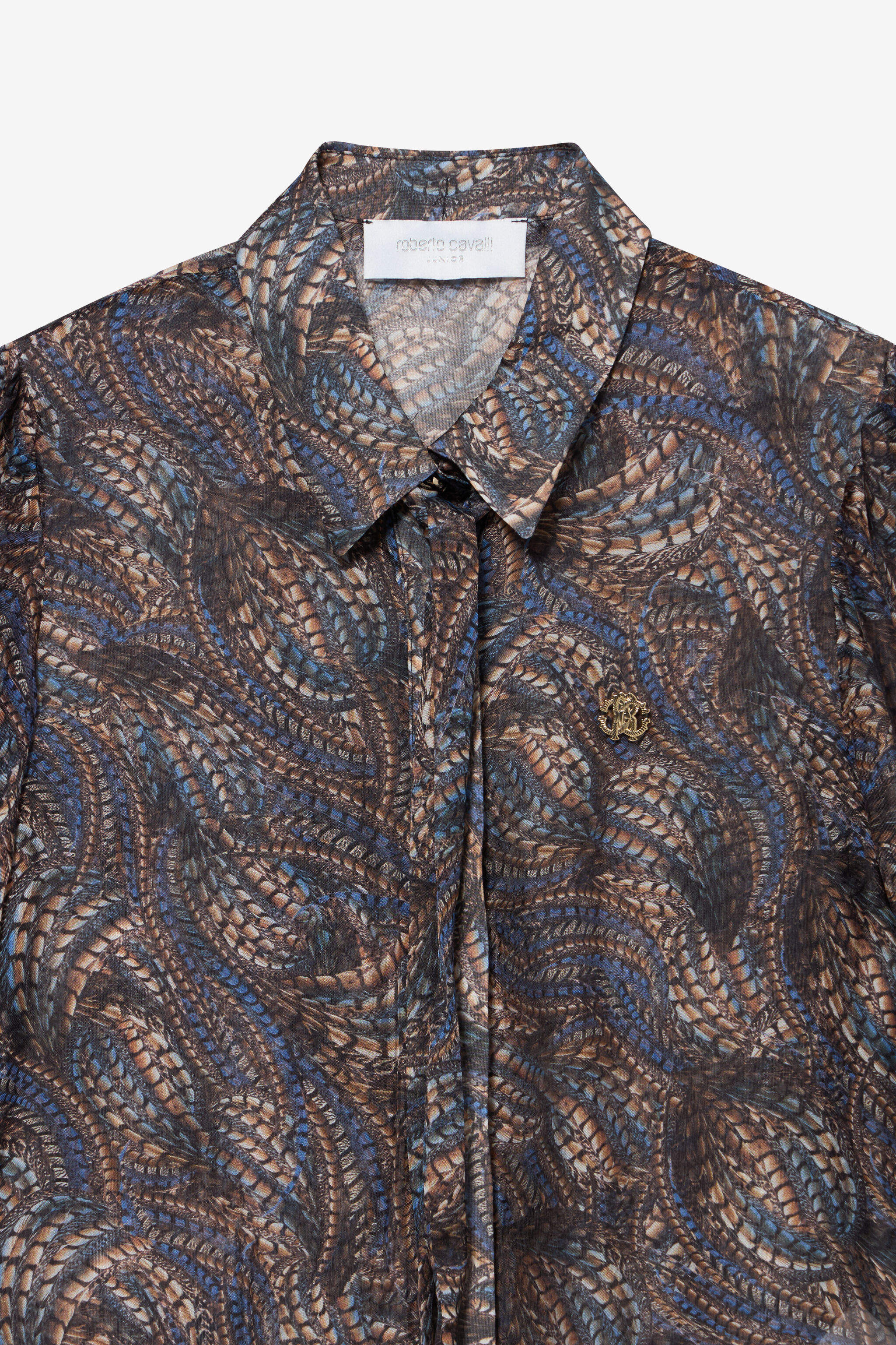 JU Camicia in seta con stampa Python JU Camicia in seta con stampa Python FAGIANEL.C XJT70J-CTS67