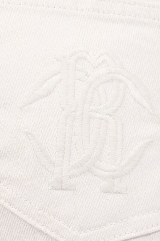 RC Shorts Aus Denim In Stretchiger Baumwolle RC Shorts Aus Denim In Stretchiger Baumwolle Weiß VKJ204-DE002