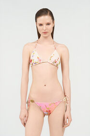 RC Miami Flowers Slip Bikini Con Stampa GREEN/FUCHSIA WQW013-HVR39