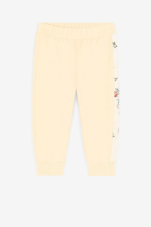 JU Jaguar And Flower-Print Cotton Sweatpants JU Jaguar And Flower-Print Cotton Sweatpants Yellow QJT218-CF050