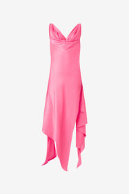 RC Dress With Asymmetric Skirt Pink UKT116-SZN57