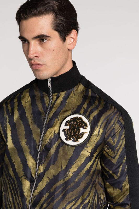 RC Zebra-Print Mirror Snake Jacket RC Zebra-Print Mirror Snake Jacket Dark green/Black RRT66F-2N410