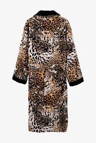 HO Jaguar Skin Print Bath Robe JAGUAR SKIN VALH10-IH019