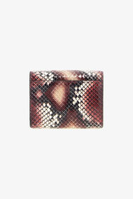 RC Small logo-print leather wallet Purple TKA002-PZ02S