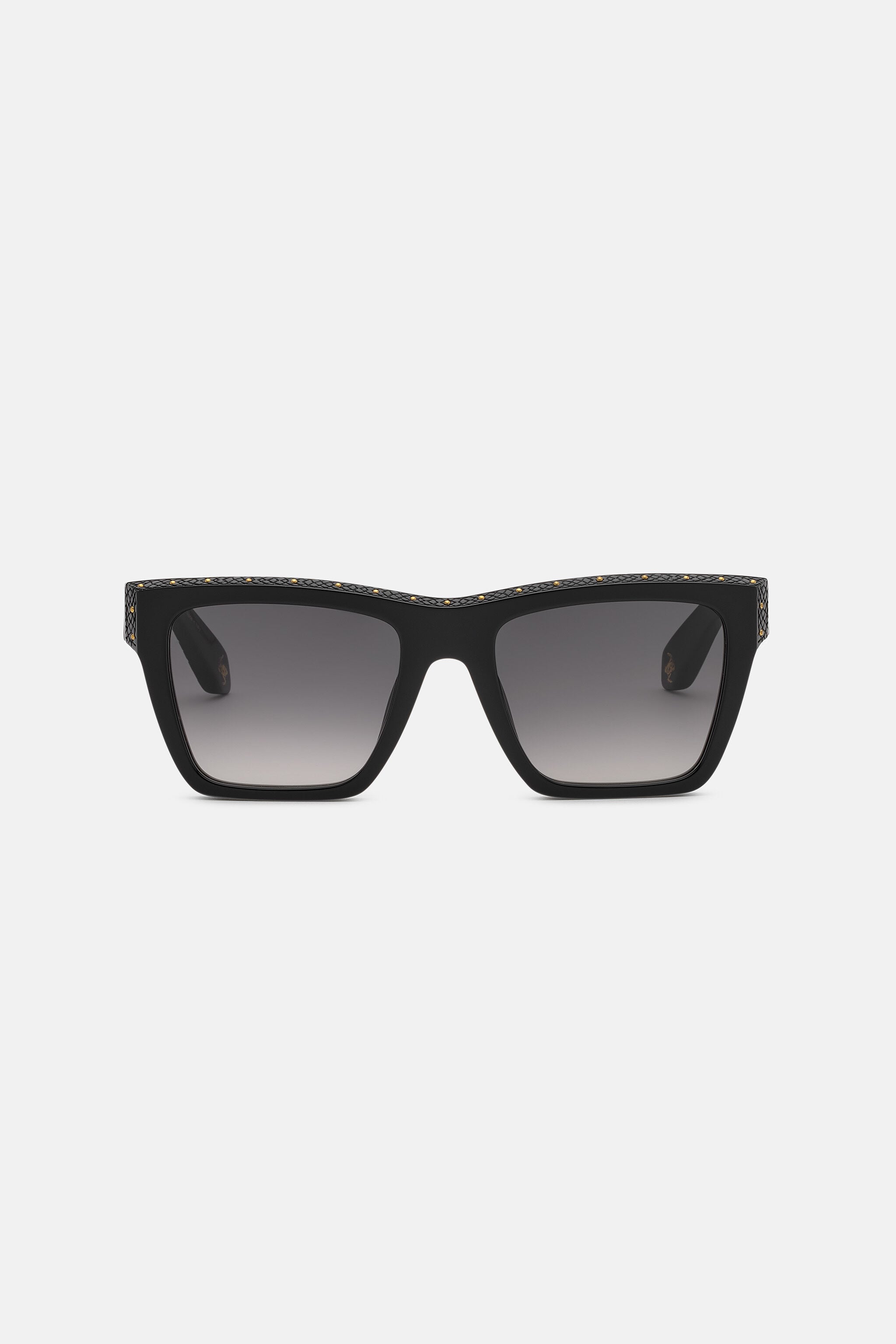 RC Rectangular front shape sunglasses SHINY BLACK VALD09-ID247
