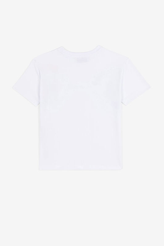 JU Logo-print short-sleeve T-shirt White QJT681-JV025