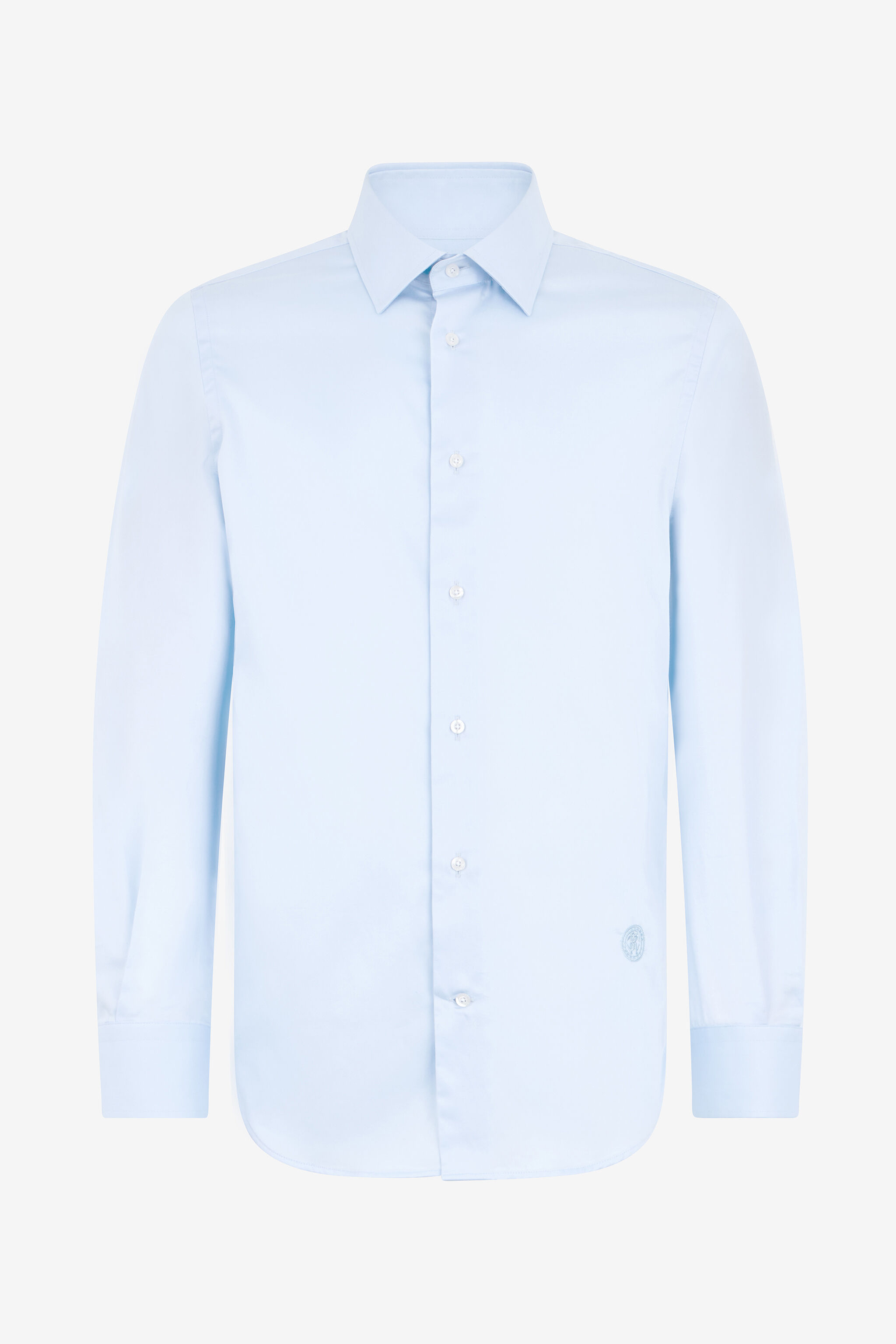 RC Light Blue Shirt with Monogram RC LIGHT BLUE QOT70G-RD054