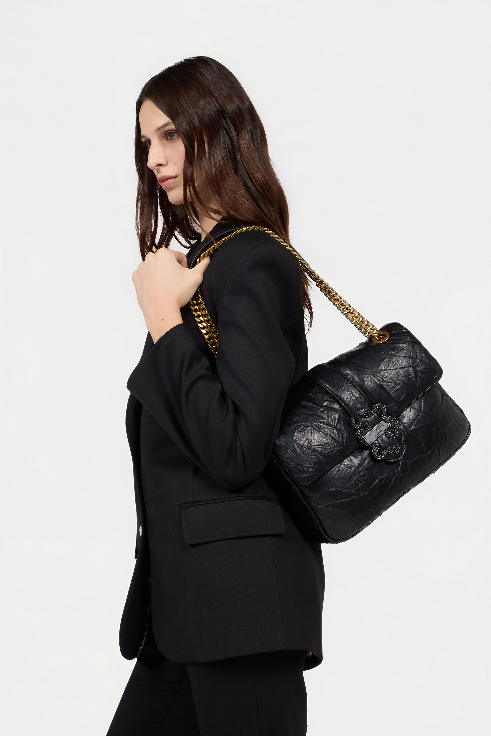 JC Sac Porté Épaule Noir JC Sac Porté Épaule Noir BLACK VFB059-VF691