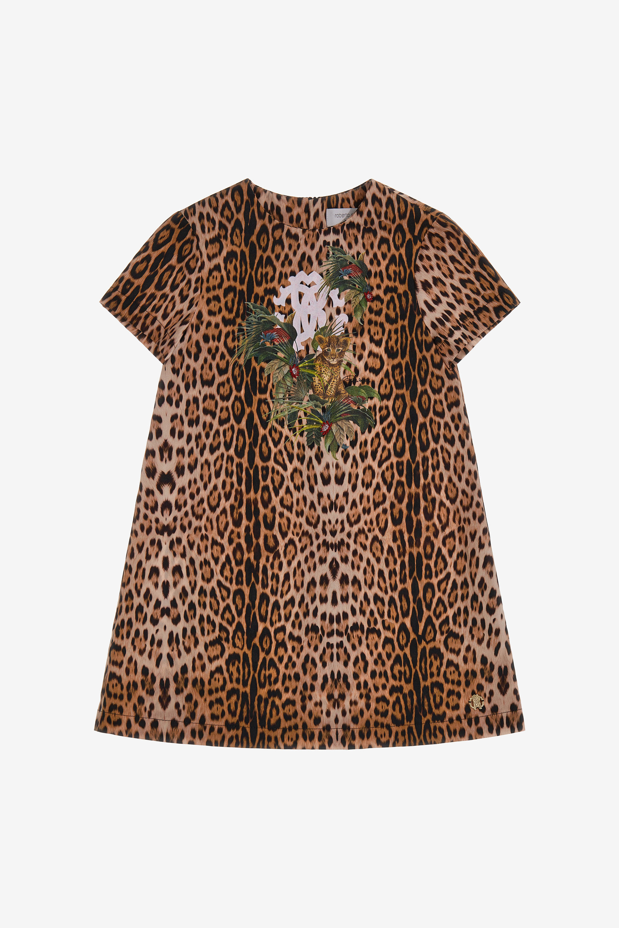 JU Kleid mit Jaguar-Print JU Kleid mit Jaguar-Print Hellbraun SJT137-4FI97