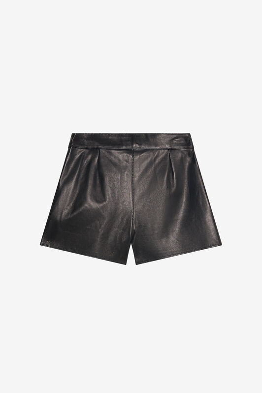 JU Shorts aus Kunstleder mit Cut-outs JU Shorts aus Kunstleder mit Cut-outs BLACK XJP20A-PN003