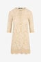 RC Cotton Dress in Jaguar Crochet Knit RC Cotton Dress in Jaguar Crochet Knit WHITE GOLD XQM102-MG023