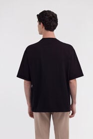 RC T-shirt Nera Con Dettaglio Fang Nero SRT62M-JD060